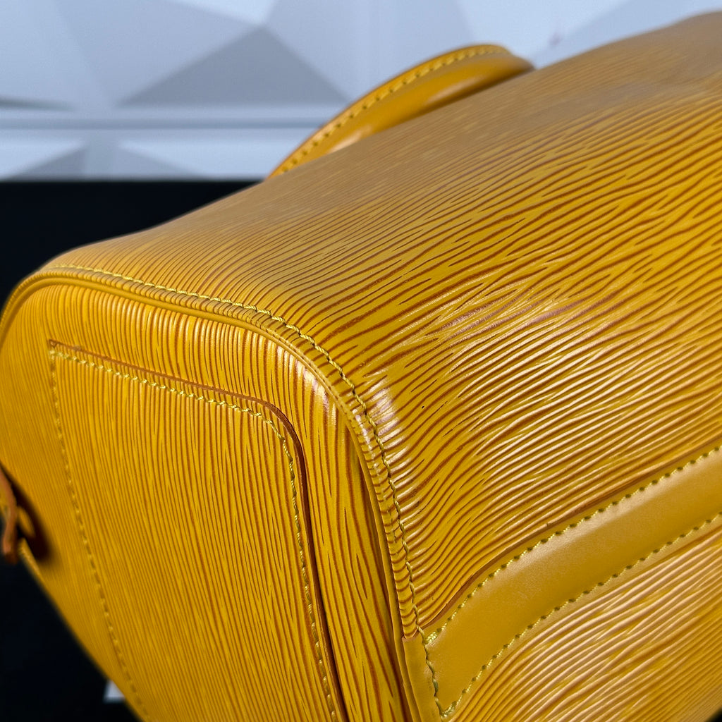 Yellow Louis Vuitton Epi Speedy 25 Boston Bag – Designer Revival